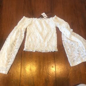 Never worn off the shoulder top